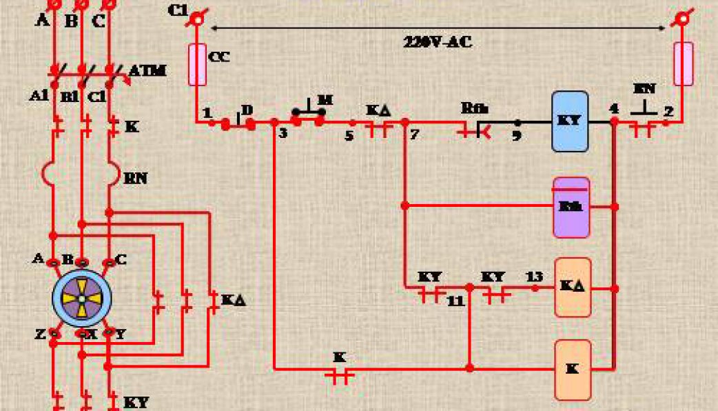 Những lưu ý khi đấu nối mạch khởi động sao tam giác