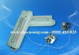 Minh họa lắp đặt chống xô cảm biến gắn trong cửa cuốn